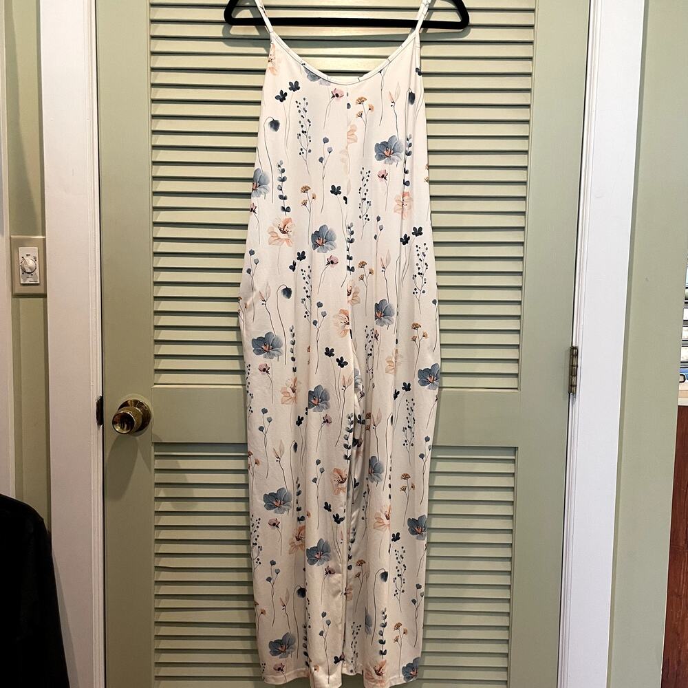 Amazon Floral Jumpsuit Cottagecore Boho Size Small NWOT